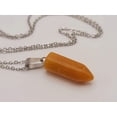 thumbnail image 3 of Citrine Healing Crystal Point Necklace Silver tone Citrine, 3 of 9