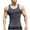 Gray, variant on Admvng Compression Tank Top Men Solid Color Outdoor Fitness Sports Fine Strip Breathable Tank M-3XL