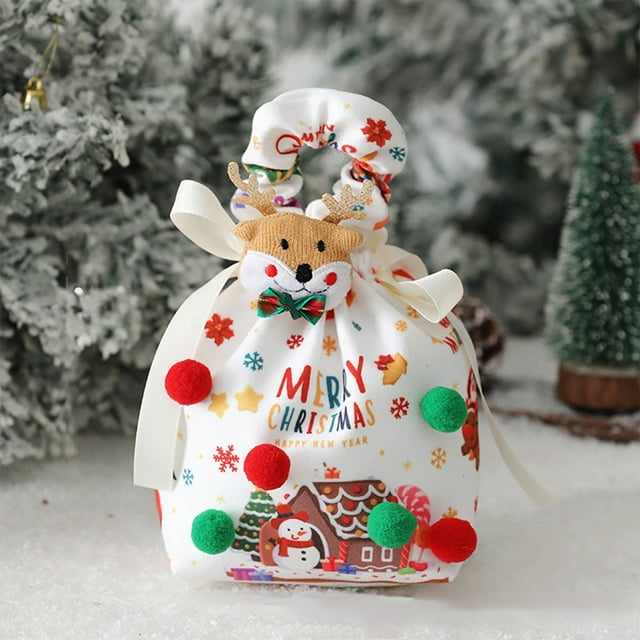 Christmas Gift Bag Christmas Eve Gift Box Velvet Gift Bag Christmas Packaging