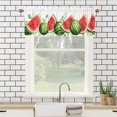 thumbnail image 3 of Watermelon Valance Curtain for Kitchen Summer Cute Cartoon Watercolor Fruit Window Valance for Living Room Bedroom, Kitchen Valance Rod Pocket Window Decor Curtain 54 by 18 in, 1 Panel, 3 of 6