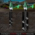 thumbnail image 3 of 2 auger garden bits 80 x 300mm + 40 x 220mm, auger garden bits for drilling planting trees and shrubs, 3 of 4