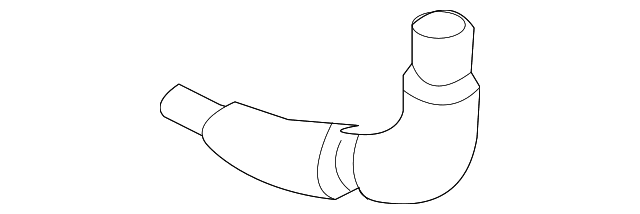 Genuine OE Toyota Hose,  Water Bypass,  No. 3 - 16267-74081