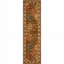 SAFAVIEH Heritage Abbey Traditional Wool Runner Rug, Beige, 2'3" x 20'