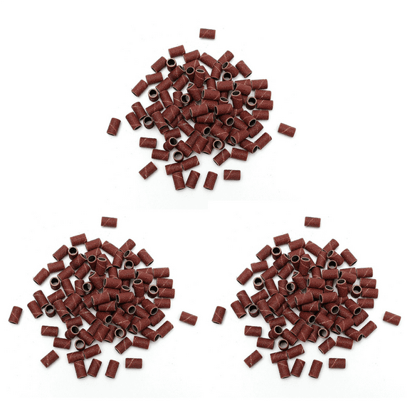 300 PCS Nail Drill Sanding Band Machine Replacement Bits Pedicure (80 )