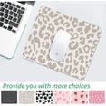 thumbnail image 4 of Grey Leopard Mouse Mat Square Waterproof Non-Slip Rubber Base Mouse Pads for Office Laptop, 9.5"x7.8"x0.12" Inch, 4 of 6
