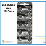 10 Fresh Genuine Energizer Lr44 A76 357 1.5v Alkaline Coin Cell Button Batteries