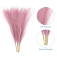 thumbnail image 3 of 4 Paquetes de Hierba Pampas Falsa de 17 Pulgadas 6 Tallos Hierba Artificial para Decoración, Marrón Rojo, 3 of 6