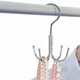 thumbnail image 4 of Closet Belt Hanger Belt Holder Scarf Tie Rack Simple Elegant Reusable Metal, 4 of 8
