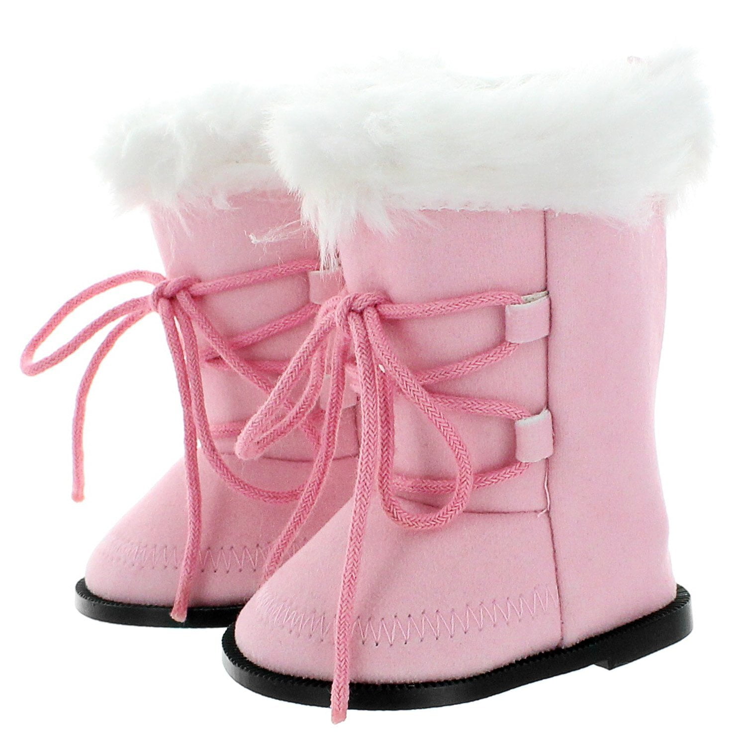 light pink snow boots