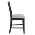 thumbnail image 3 of Steve Silver Halle Ebony And Light Gray 7-Piece Dining Set HE555-C7PC, 3 of 7