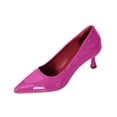 thumbnail image 2 of Women's Low Heel Pumps Fashion Solid Color Shallow Mouth Pumps Shoes Pointed Toe Slip-on Classic Pumps for Partying Wedding, 2 of 6