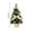 Gold, variant on Mini Artificial Christmas Tree with LED String Light - 20CM Tabletop Xmas Tree for Dining Table Desktop Holiday Decoration