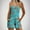 Multicolor, variant on Women's Sexy Bandeau Jumpsuit Strapless Playsuits Summer Elegant Womens Print Beach Holiday Mini Playsuit Ladies Sleeveless Bandeau Romper Overalls Shorts for Women Pockets Rompers Multicolor L
