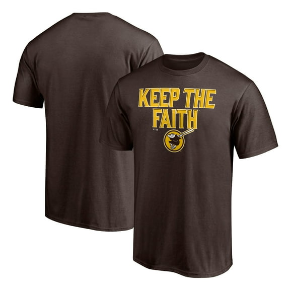 Men's Brown San Diego Padres Keep the Faith T-Shirt