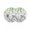 Ivory, variant on Farmhouse Spring Round 15 Inch Placemats Set of 4, Retro Bicycles Flowers Vines Butterfly HeatResistant Non Slip Place Mats for Dining Table, Wipeable Braided Kitchen Table Mats for Housewarming