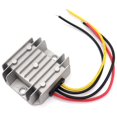 thumbnail image 1 of Convertidor de CC de 24 V a 12 V, convertidor de voltaje de 5 A y 60 W, transformador impermeable con carcasa de aluminio color plateado, 1 of 5