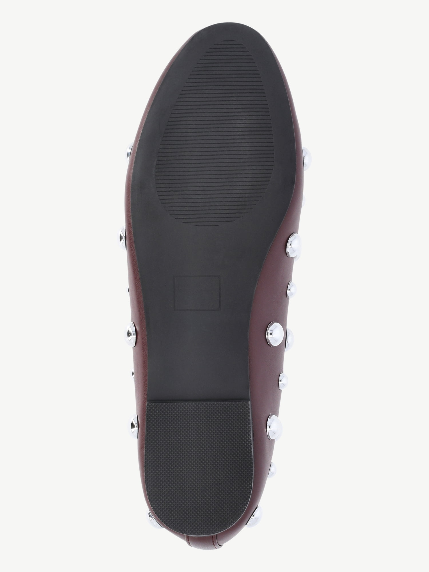 Scoop Women's Studded Faux Leather Ballet Flats