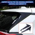thumbnail image 6 of Xotic Tech Exterior Rear Spoiler Wing Side Beveled Window Sill Pillar Molding Cover Trim, Carbon Fiber Pattern, Compatible with Toyota RAV4 2019-2023, 6 of 9