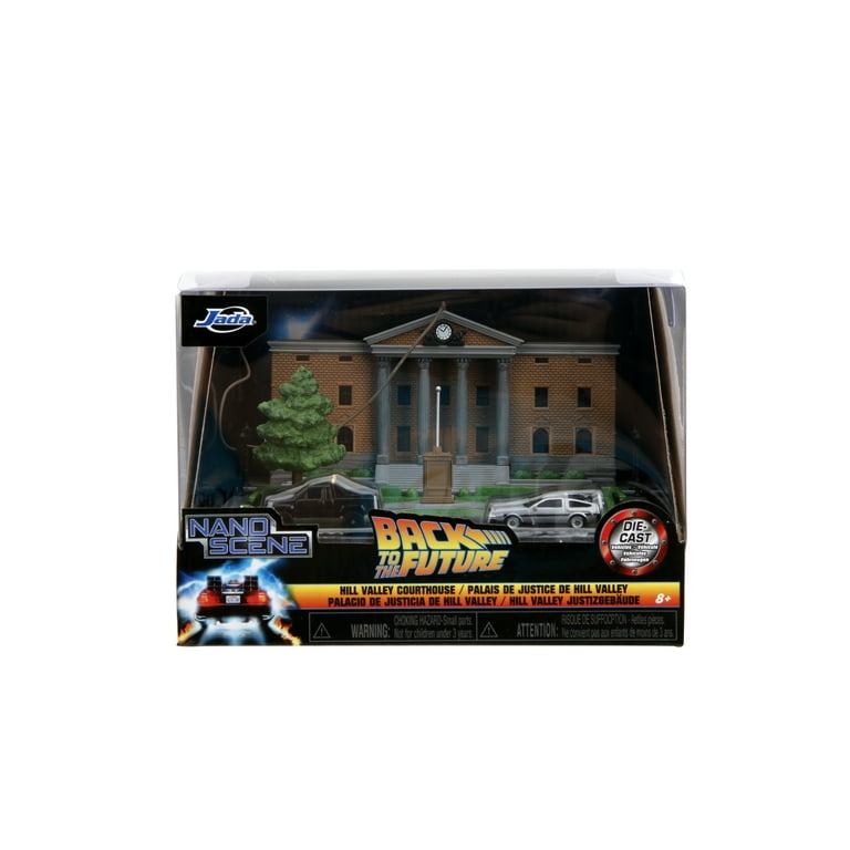 ミニカー NANO SCENE BTTF HILL VALLEY COURTHOUSE NANO SCENE BTTF HILL VALLEY COURTHOUSE w/2 VEHICLES 【バック