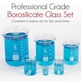 thumbnail image 3 of Karter Scientific 213A2 Borosilicate Glass Low Form Glass Beaker, 10/50/100/250/500/1000 mL (Pack 6), 3 of 8