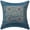 Turquoise, variant on Stylo Culture Indian Decorative Throw Pillow Cover 16 x 16 Jacquard Turquoise Square 40cm x 40cm Home Decor Brocade Floral Mandala Zippered Cushion Cover | 1 Pc