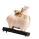thumbnail image 3 of Estatua de caballo de pie, artesanía, regalo ideal, práctica y conveniente, figura de animal, adorno de escritorio para escritorio, sala de estar Beige, 3 of 9