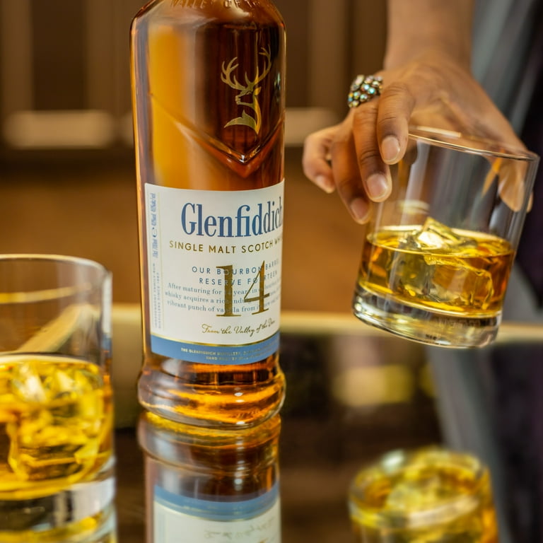 Glenfiddich 14YO Bourbon Barrel, 43% ABV, 6x750ml, Glass Bottle