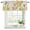Beige, variant on 2 Pack Valances for Window, Spring Forsythia Flowers Short Curtains for Kitchen Bedroom Living Room, Yellow Floral Hummingbird Gray Plaid Rod Pocket Small Window Treatment Valance Drapes 42 x 18 Inch