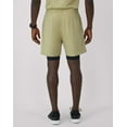 thumbnail image 4 of Hanes Moves Men's 2-in-1 Gym Shorts, 5" Inseam Alfalfa/Black 3XL, 4 of 11