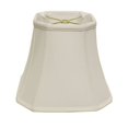 thumbnail image 1 of Cloth & Wire SI27346 Slant Cut Corner Square Bell Softback Lampshade with Washer Fitter, White, 1 of 3