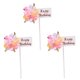 thumbnail image 5 of ADDHAT 6Ud Flor Para Pastel Topper Cumpleaños Multicolor Ideal Para Fiesta Y Especial, 5 of 7