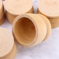 thumbnail image 2 of IFANLANDOR 12Pcs Beige Wooden Egg Cup for and DIY Decoration 4.7x4.7x1.2in, 2 of 8