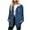 Dark Blue., variant on Akafmk Plus Size Womens Jean Jackets,Oversized Denim Jackets,Women's Fashionable Solid Color Lapel Long Sleeved Hooded Denim Jacket Top Loose Fitting Cardigan Denim Coat