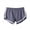 #077 Grey, variant on Women’s Casual Trimmed Shorts, Elastic Waist Yoga Bottoms, High Cut Athletic Short Pants, Breathable Sleepwear, S-XXL (#081 Red,XXL)