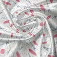 thumbnail image 5 of Ambesonne Eiffel Window Valance, Tasty Retro Macaroons, 54" X 12", Pink Grey White, 5 of 5