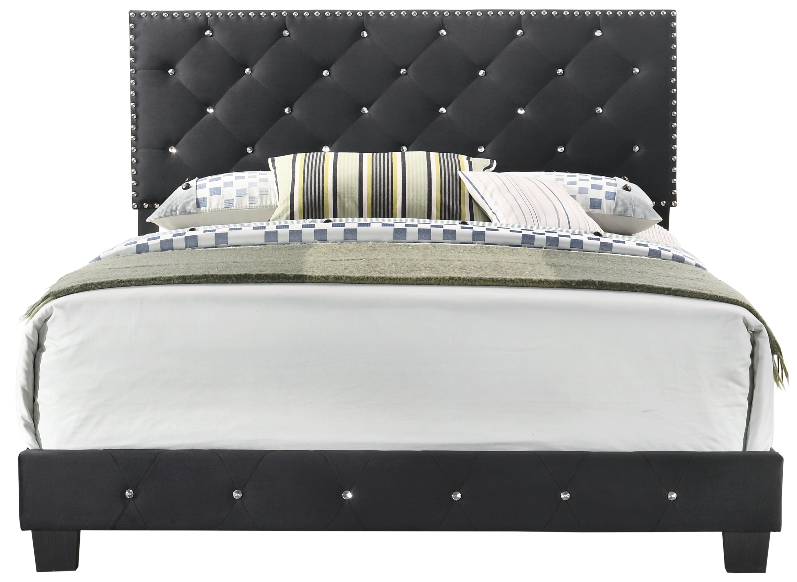 Glory Furniture Suffolk Queen Bed in Black Color