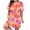 568#Orange, variant on HSHMT House Dresses for Women Plus Size Casual Sleep Dress Women's Plus Heart Print Short Sleeve Round Neck Medium Stretch Loose Nightdress Valentine's Day Nightdress