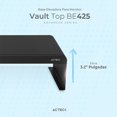 thumbnail image 3 of Base Elevadora ACTECK VAULT TOP BE425 para Monitor 32" Ajustable Antiderrapante Negro AC-934589, 3 of 6