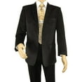 thumbnail image 2 of Men's Velvet Sports Coat Grammy Amy Award By BASSIRI , LEONARDI J1042 Black, 2 of 10