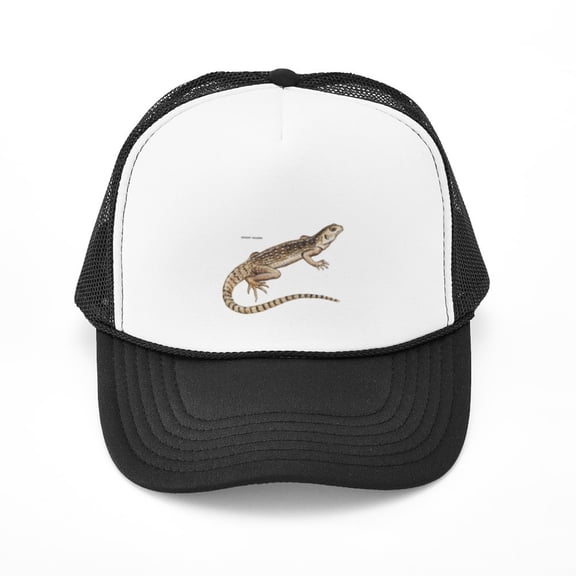 CafePress - Desert Iguana - Trucker Hat - Polyester Foam Front and Nylon Mesh Weave Back