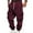 892#Wine, variant on Men's Tapered Fleece Joggers Drawstring Waist with Pockets, Lightweight Sweatpants for Casual, Gym & Running​ Beige 3XL