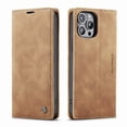 thumbnail image 2 of Funda de cuero mate con tapa magnética para Iphone, funda de billetera para Iphone 15 Pro Max 14 Pro 13 12 Mini 11 Xs Xr 7 8 6 Plus SE 5 S, 2 of 5
