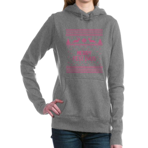 CafePress - Merry FESTIVUSâ„¢ Holiday Ugly Swea Hooded Sweatshir - Pullover Hoodie, Classic & Comfortable Hooded Sweatshirt