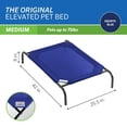 thumbnail image 4 of Cama Elevada Original Coolaroo Azul Acuático Mediana para Mascotas, 4 of 6