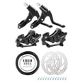 thumbnail image 1 of Bike Disc Brake Sets for 22.2mm Handlebar Front and Rear Brakes Full Set 140mm, 1 of 9