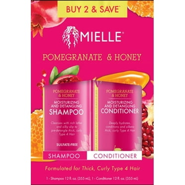 Mielle Pomegranate & Honey Shampoo & Conditioner Value Pack