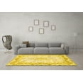 thumbnail image 3 of Ahgly Company Indoor Rectangle Oriental Yellow Traditional Area Rugs, 7' x 9', 3 of 4