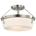 thumbnail image 5 of Nuvo Lighting - Rowen - 3 Light Semi-Flush Mount In Traditional Style-9.63, 5 of 13