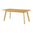 thumbnail image 3 of Alaterre Furniture Shelburne 73in. Dining Table 2-Piece Set, Natural, 3 of 13