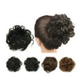 thumbnail image 6 of Messy Curly Bun Black Brown Hair Chignon Rubber Band Hair Bun Donut Roller Hair Piece Scrunchies, 6 of 6